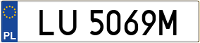 Truck License Plate